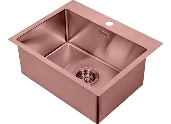 _RABAT %_|_wysyłka 24H*_ | Zlew KERNAU KSS V 62 1B SS stal COPPER (miedziany) _RABAT %_|_wysyłka 24H*_ | Zlew KERNAU KSS V 62 1B SS stal COPPER (miedziany)