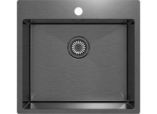 Zlew KERNAU KSS V 62 1B SS stal GUN METAL (grafitowy) Zlew KERNAU KSS V 62 1B SS stal GUN METAL (grafitowy)