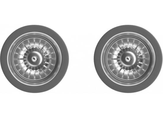 Syfon z korkiem manualnym KERNAU KS-SS 2B MANUAL IX (inox)
