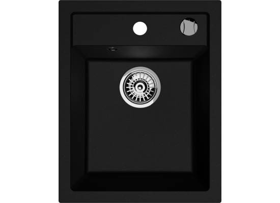 _RABAT %_|_wysyłka 24H*_ | Zlew KERNAU KGS G 1B BLACK METALLIC (czarny metaliczny) _RABAT %_|_wysyłka 24H*_ | Zlew KERNAU KGS G 1B BLACK METALLIC (czarny metaliczny)