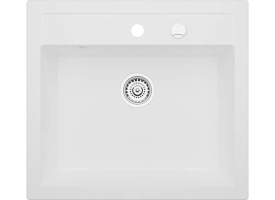 _RABAT %_|_wysyłka 24H*_ | Zlew KERNAU KGS I 60 1B Retro PURE WHITE (biały) _RABAT %_|_wysyłka 24H*_ | Zlew KERNAU KGS I 60 1B Retro PURE WHITE (biały)