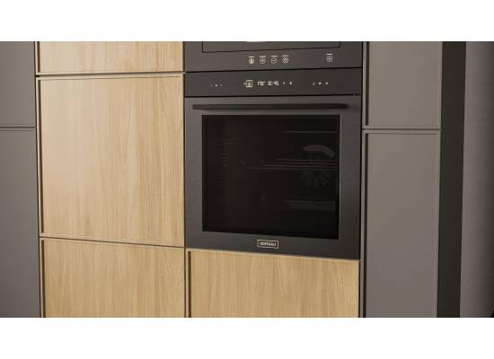 _RABAT %_|_wysyłka 24H*_ | Piekarnik KERNAU KBO 1281 TC Gun Metal | 5 lat GWARANCJI