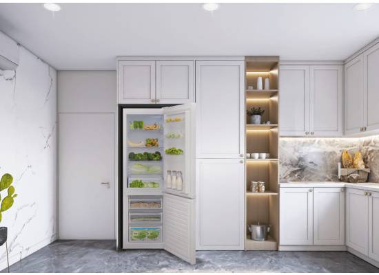Lodówka wolnostojąca KERNAU KFRC 17153.2 W | 170 cm | 5 lat GWARANCJI