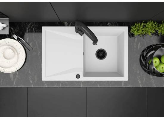 _RABAT %_|_wysyłka 24H*_ | Zlew KERNAU KGS J 5079 1B1D PURE WHITE (biały)