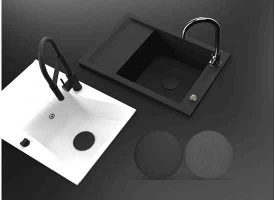 Nakładka na odpływ KERNAU KG C Black Metallic