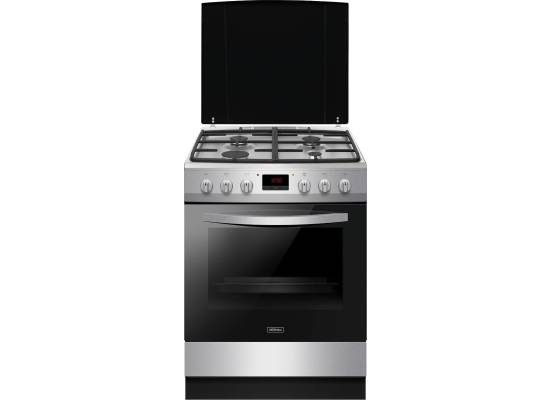 _RABAT %_|_wysyłka 24H*_ | Kuchnia gazowo-elektryczna KERNAU KFC 6081 GE CI X inox | 60cm | 5 lat GWARANCJI