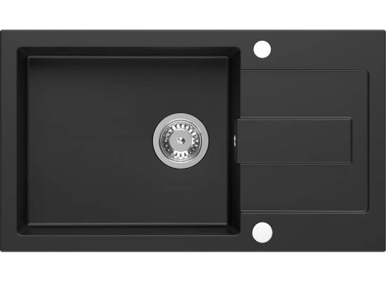 _RABAT %_|_wysyłka 24H*_ | Zlew KERNAU KGS K 6078 1B1D deep black
