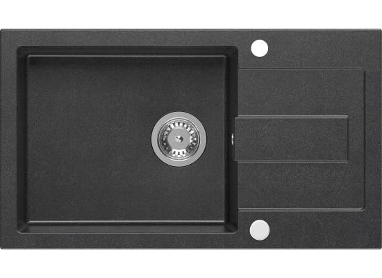 _RABAT %_|_wysyłka 24H*_ | Zlew KERNAU KGS K 6078 1B1D black metallic