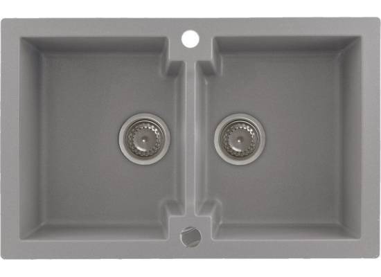 Zlew KERNAU KGS A 80 2B GREY METALLIC (szary metaliczny) Zlew KERNAU KGS A 80 2B GREY METALLIC (szary metaliczny)