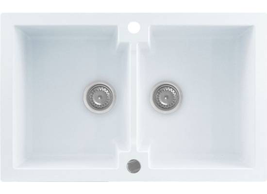 Zlew KERNAU KGS A 80 2B PURE WHITE (biały) Zlew KERNAU KGS A 80 2B PURE WHITE (biały)