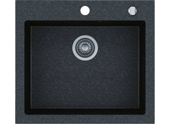 _RABAT %_|_wysyłka 24H*_ | Zlew KERNAU KGS H 60 1B BLACK METALLIC (czarny metaliczny) _RABAT %_|_wysyłka 24H*_ | Zlew KERNAU KGS H 60 1B BLACK METALLIC (czarny metaliczny)