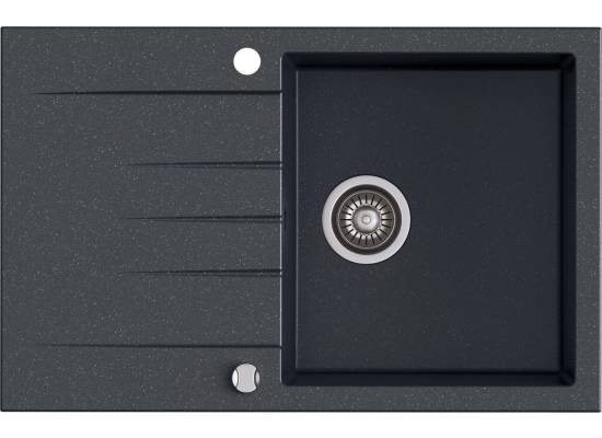_RABAT %_|_wysyłka 24H*_ | Zlew KERNAU KGS V 45A 1B1D BLACK METALLIC (czarny metaliczny) _RABAT %_|_wysyłka 24H*_ | Zlew KERNAU KGS V 45A 1B1D BLACK METALLIC (czarny metaliczny)