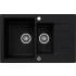 Zlew KERNAU KGS A 6079 1,5B1D DEEP BLACK (czarny mat) Zlew KERNAU KGS A 6079 1,5B1D DEEP BLACK (czarny mat)