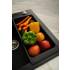 Wkładka/odsączarka z tworzywa KERNAU KPB 01 Matt Black regulowana | 320-460x185mm