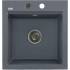 _RABAT %_|_wysyłka 24H*_ | Zlew KERNAU KGS M 45 1B GRAPHITE (czarny z szarymi kropkami) _RABAT %_|_wysyłka 24H*_ | Zlew KERNAU KGS M 45 1B GRAPHITE (czarny z szarymi kropkami)
