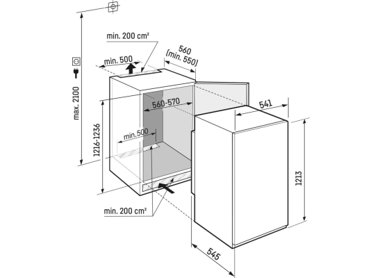 _kod RABAT 3%_|_10 lat GWARANCJI_ | Chłodziarka do zabudowy LIEBHERR IRSe 4100 Pure | EasyFresh | 122cm