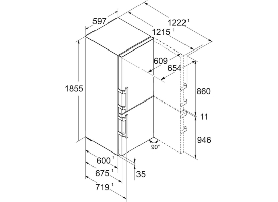 _kod RABAT 6%_|_10 lat GWARANCJI_ | Lodówka wolnostojąca LIEBHERR SBNsdd 526i Prime | BioFresh | NoFrost | 186cm