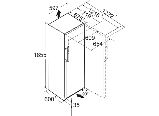 _kod RABAT 6%_|_10 lat GWARANCJI_ | Zamrażarka wolnostojąca LIEBHERR FNd 525i Prime | NoFrost | 185cm