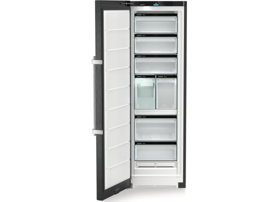 _kod RABAT 6%_|_10 lat GWARANCJI_ | Zamrażarka wolnostojąca LIEBHERR SFNbsd 529i Peak | BlackSteel | NoFrost | 185cm