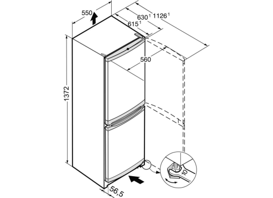 _kod RABAT 3%_|_10 lat GWARANCJI_ | Lodówka wolnostojąca LIEBHERR CUele231 | SmartFrost | 137cm