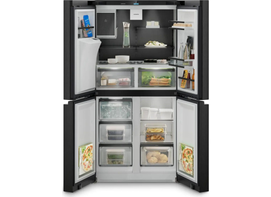 _kod RABAT 6%_|_10 lat GWARANCJI_ | Lodówka Side-by-Side LIEBHERR MBbsdi 9028 Plus | BlackSteel | BioFresh | NoFrost | 181cm
