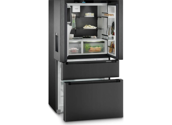 _kod RABAT 6%_|_10 lat GWARANCJI_ | Lodówka Side-by-Side LIEBHERR MBbsdi 9528 Plus | BlackSteel | BioFresh | NoFrost | 181cm
