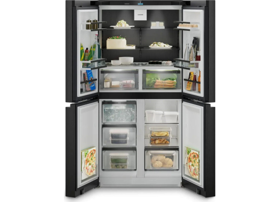 _kod RABAT 6%_|_10 lat GWARANCJI_ | Lodówka Side-by-Side LIEBHERR MBbsdi 9024 Plus | BlackSteel | BioFresh | NoFrost | 181cm