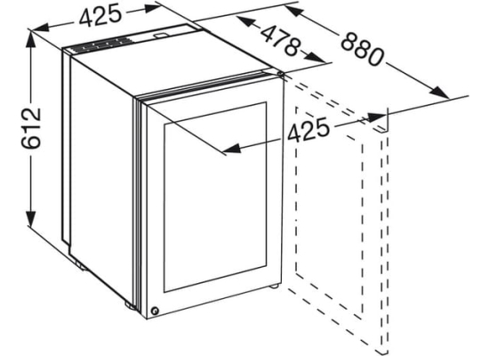 _kod RABAT 6%_|_10 lat GWARANCJI_ | Chłodziarka do przechowywania cygar LIEBHERR ZKes 453 Humidor |61cm