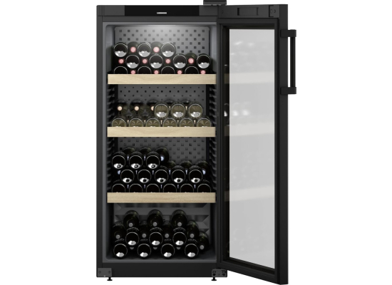 _kod RABAT 6%_|_10 lat GWARANCJI_ | Winiarka wolnostojąca LIEBHERR WPbl 4201 GrandCru | 1 strefa, 141 butelek | 128cm
