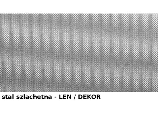Zlew PYRAMIS E78 2B stal LEN | odpływ 92mm (100138901) *** zamów wycięcie otworów GRATIS ***