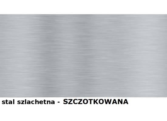 Zlew PYRAMIS ASTRIS FM (57,5x44) 1 1/2B R (komora PRAWA) stal szczotkowana INOX (101031101)