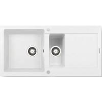 __wysyłka 24H*__ | Zlew PYRAMIS MIDO (100x50) 1 1/2B 1D biały polarny (70090401) *** zamów wycięcie otworów GRATIS ***