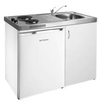 __wysyłka 24H*__ | Minikuchnia 5w1 PYRAMIS MK 100x60 | komora PRAWA | lodówka, płyta, zlew, szafka + GRATIS bateria CHROM