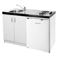 __wysyłka 24H*__ | Minikuchnia 5w1 PYRAMIS MK 120x60 | komora LEWA | lodówka, płyta, zlew, szafka + GRATIS bateria CHROM