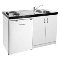 __wysyłka 24H*__ | Minikuchnia 5w1 PYRAMIS MK 120x60 | komora PRAWA | lodówka, płyta, zlew, szafka + GRATIS bateria CHROM