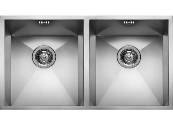 Zlew PYRAMIS TETRAGON (74,5x44) 2B stal szczotkowana INOX (100091330)