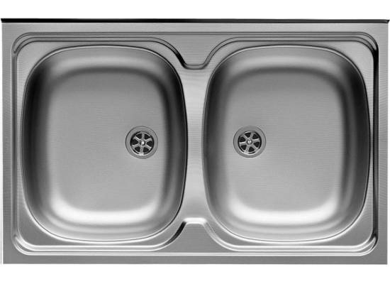 Zlew PYRAMIS INTL (80x50) 2B stal LEN (100117901) *** zamów wycięcie otworów GRATIS ***