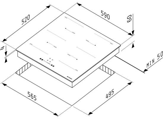 __wysyłka 24H*__ | Płyta indukcyjna PYRAMIS PHI63432FMB czarny (174020140) | 5 lat GWARANCJI