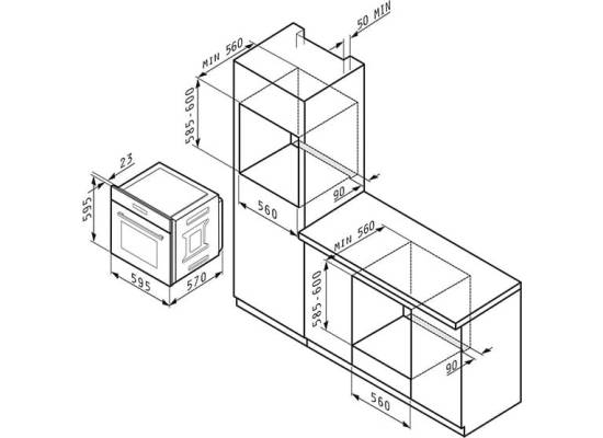 __wysyłka 24H*__ | Piekarnik parowy PYRAMIS PO78104010EBLM (34070601) | 5 lat GWARANCJI