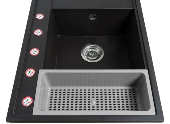 __wysyłka 24H*__ | Wkładka z tworzywa PYRAMIS SZARA do SPARTA PLUS 78, SPARTA PLUS LUX, CAMEA 79 i 53 (522030601)