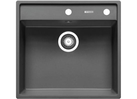 __wysyłka 24H*__ | Zlew PYRAMIS CAMEA (53x50) 1B szary beton (70058401) + odsączarka GRATIS *** zamów wycięcie otworów GRATIS ***