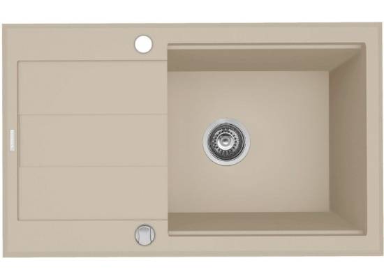 __wysyłka 24H*__ | Zlew PYRAMIS SPARTA PLUS LUX (78X48) 1B 1D beż piaskowy + deska GRATIS (70083601) *** zamów wycięcie otworów GRATIS ***
