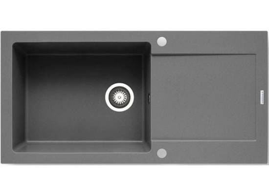 __wysyłka 24H*__ | Zlew PYRAMIS MIDO (100x50) 1B 1D szary beton (70089301) *** zamów wycięcie otworów GRATIS ***