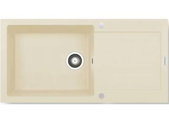 __wysyłka 24H*__ | Zlew PYRAMIS MIDO (100x50) 1B 1D wanilia (70089401) *** zamów wycięcie otworów GRATIS ***
