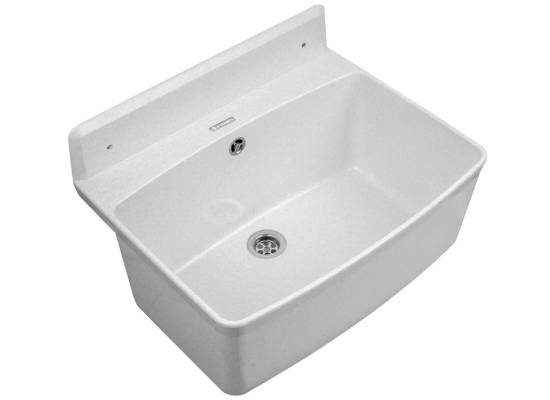 __wysyłka 24H*__ | Zlew komora gospodarcza PYRAMIS PLUS biały (70178901)