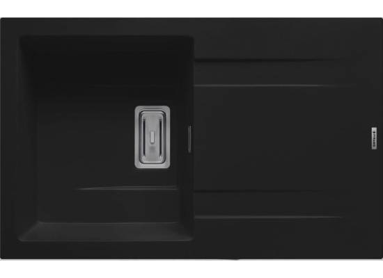 __wysyłka 24H*__ | Zlew PYRAMIS KARTESIO (79x50) 1B 1D czarny (nakrapiany) (70238601) *** zamów wycięcie otworów GRATIS ***