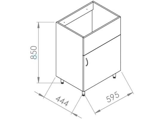 __wysyłka 24H*__ | Szafka PYRAMIS pod komorę pralniczą (71003101)