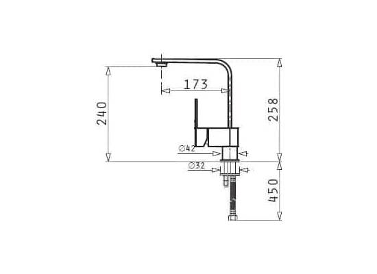 Bateria PYRAMIS AVENNA chrom (90921901)