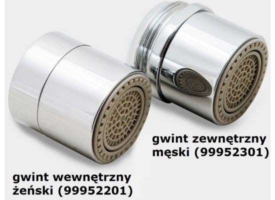 __wysyłka 24H*__ | Perlator PYRAMIS 2-funkcyjny - gwint zewnętrzny męski (99952301)