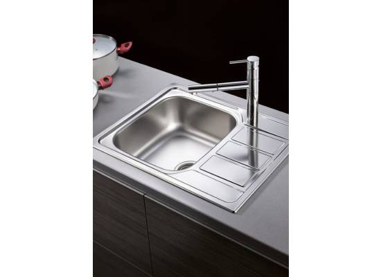 __wysyłka 24H*__ | Zlew PYRAMIS ATHENA (62x50) 1B 1D stal LEN (100187701) *** zamów wycięcie otworów GRATIS ***
